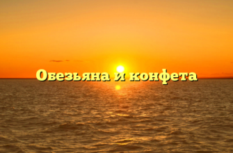 Обезьяна и конфета